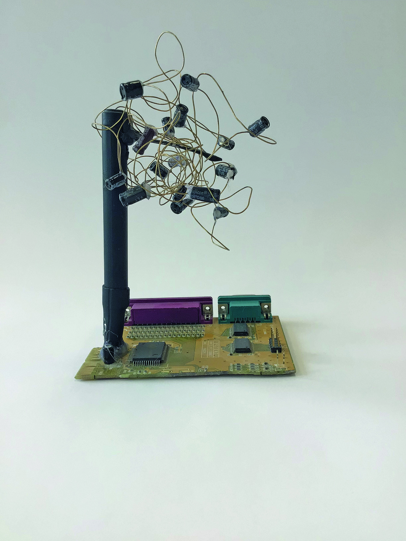 Skulptur Kugelschreiberlampe